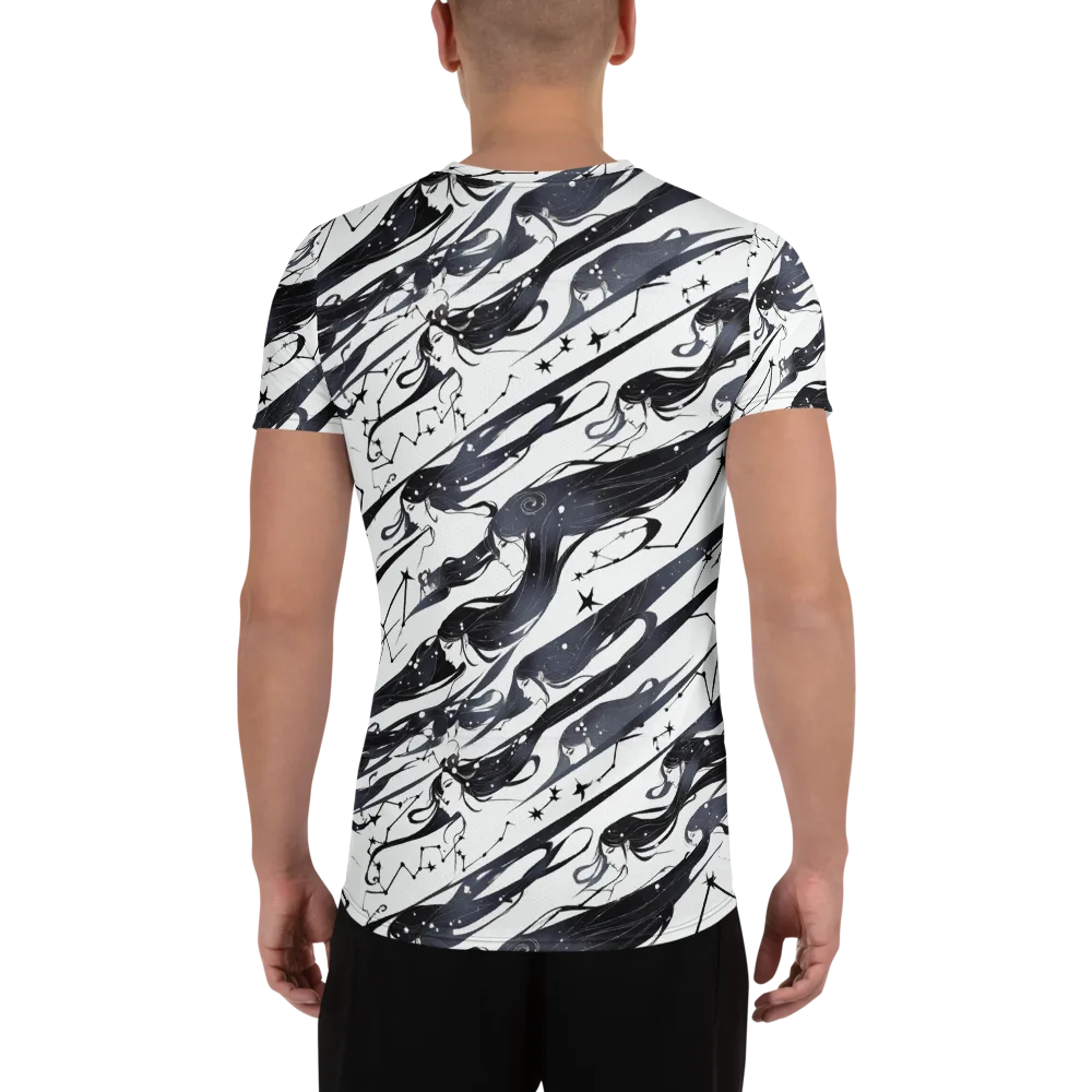 Starbound Reverie on Men's Athletic T-Shirt — Back