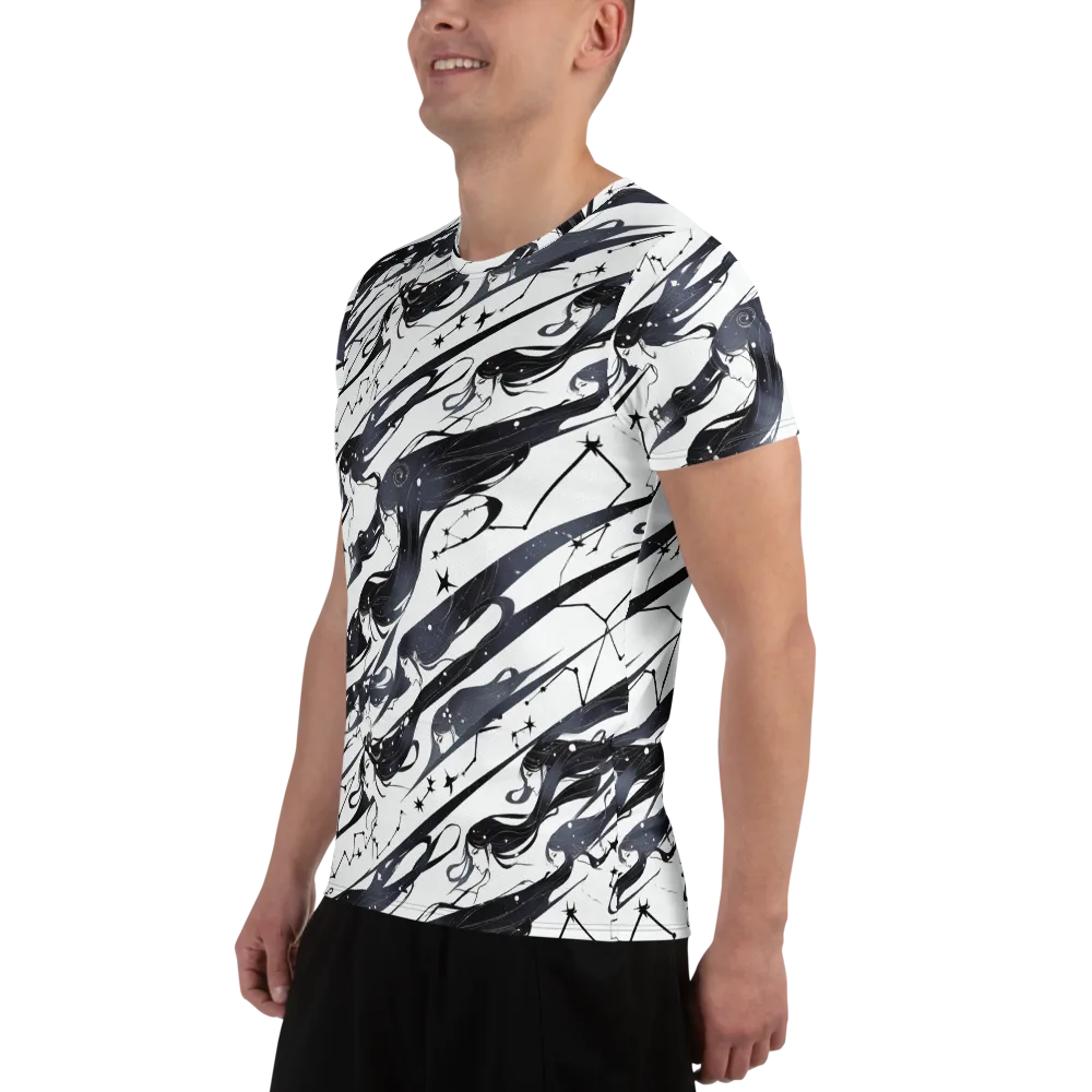 Starbound Reverie on Men's Athletic T-Shirt — Left