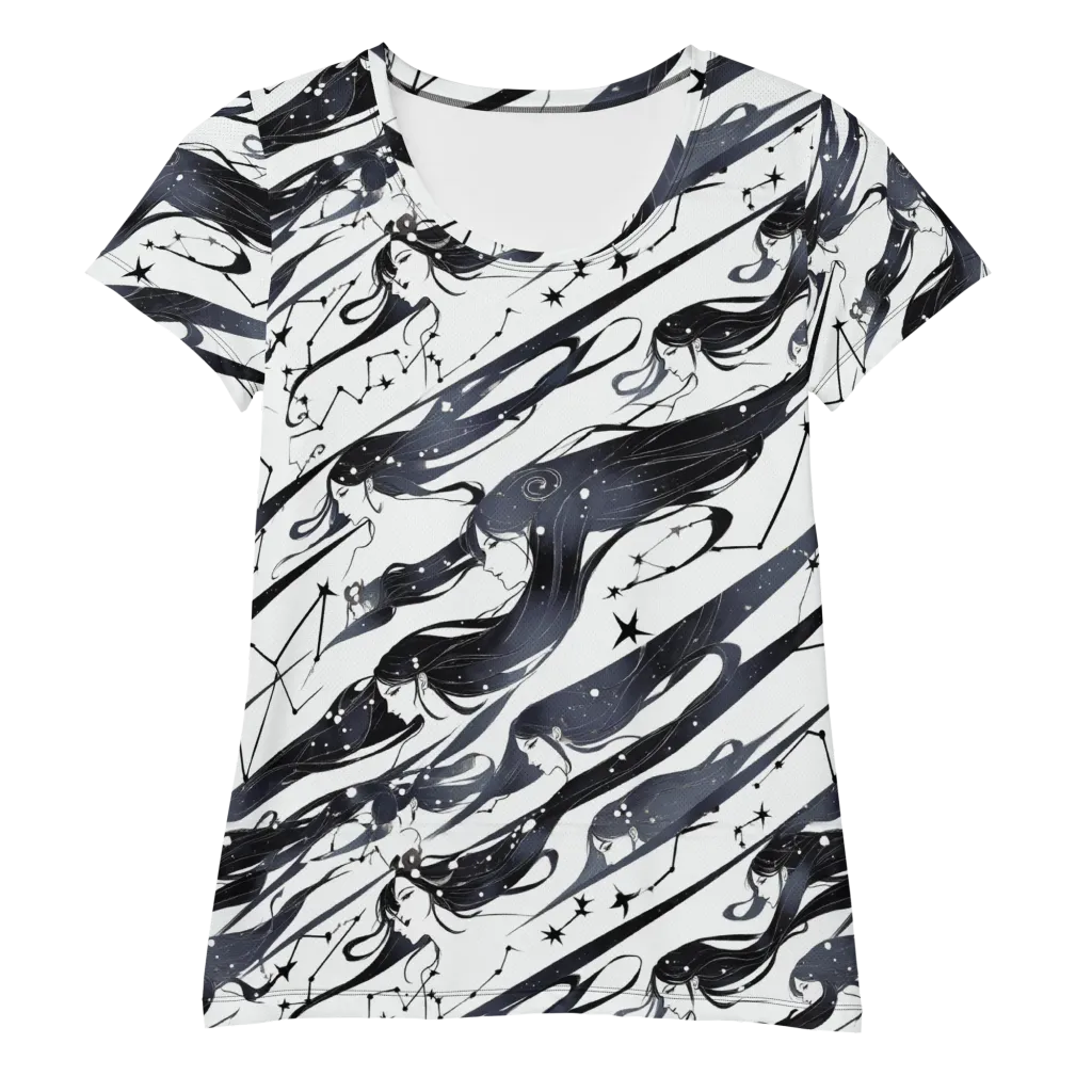 Starbound Reverie on Women's Athletic T-Shirt — Front