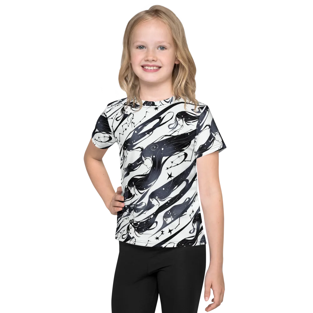 Starbound Reverie on Kids Crew Neck T-Shirt — Front
