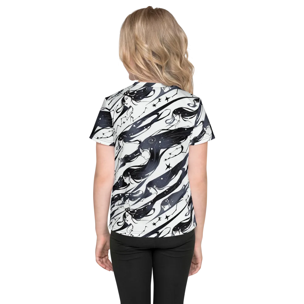 Starbound Reverie on Kids Crew Neck T-Shirt — Back