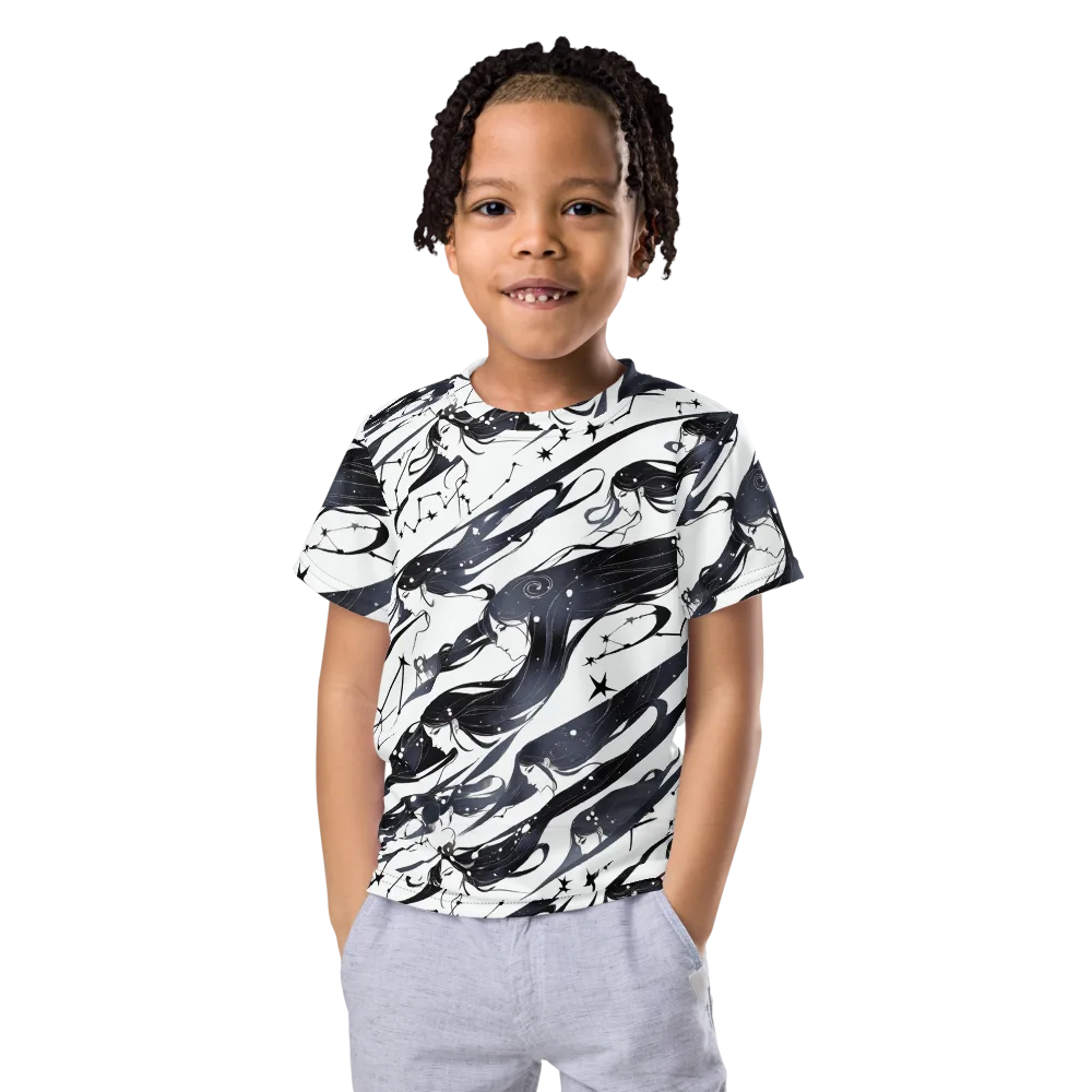 Starbound Reverie on Kids Crew Neck T-Shirt — Front