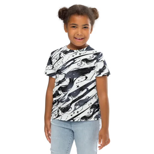 Starbound Reverie on a Kids Crew Neck T-Shirt