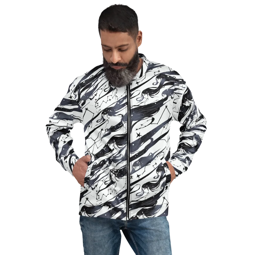 Starbound Reverie on Bomber Jacket — Front