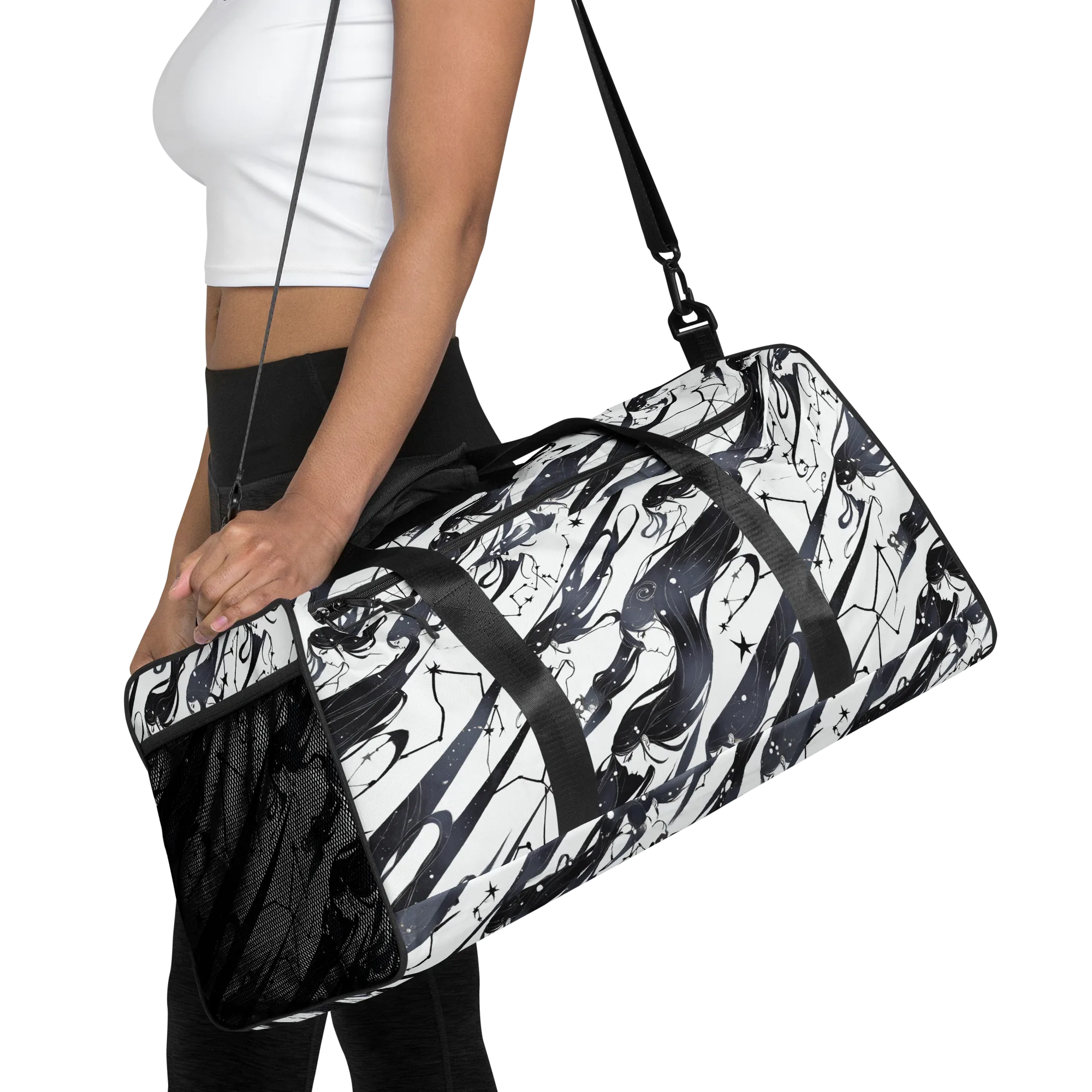 Starbound Reverie on Duffle Bag — Front
