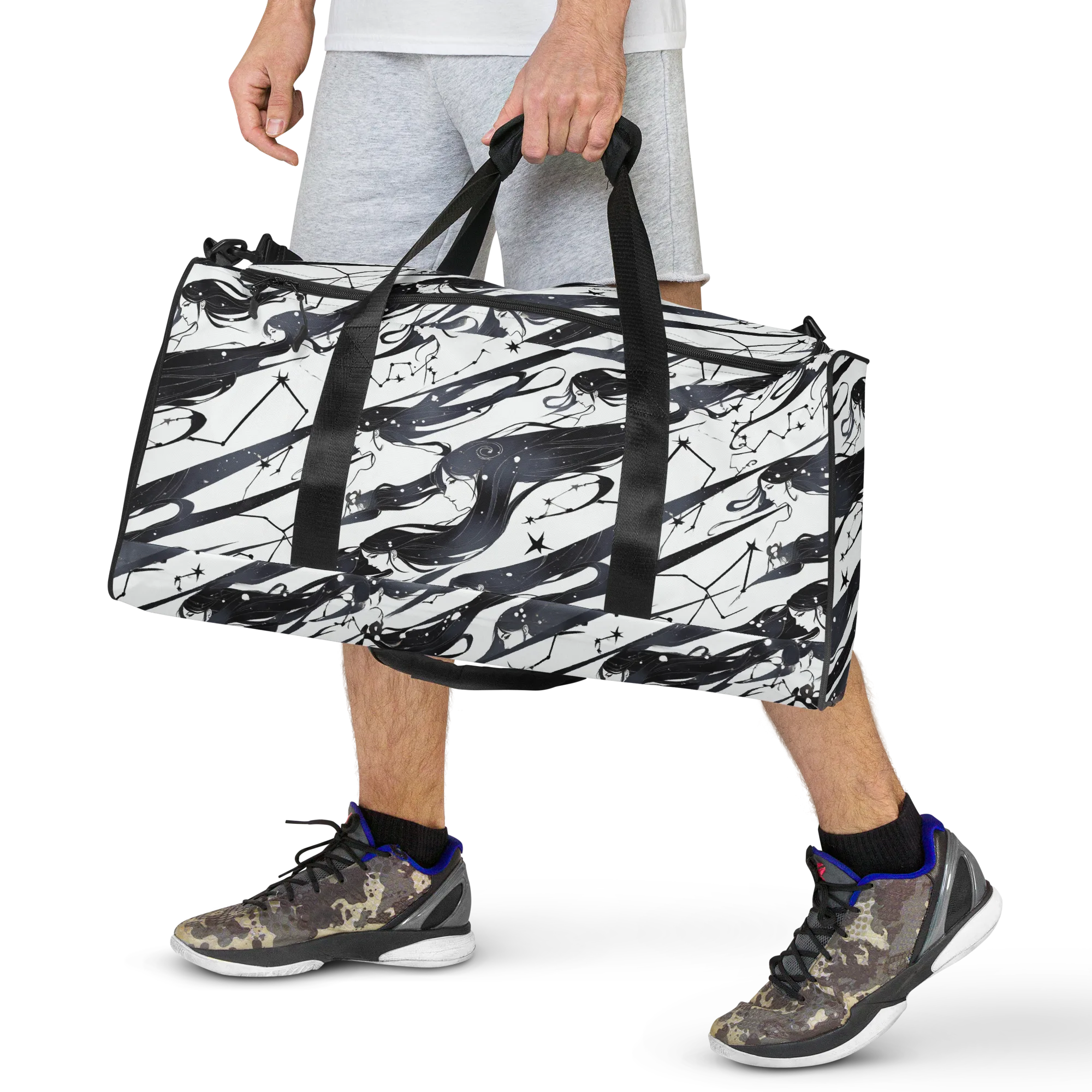 Starbound Reverie on Duffle Bag — Front