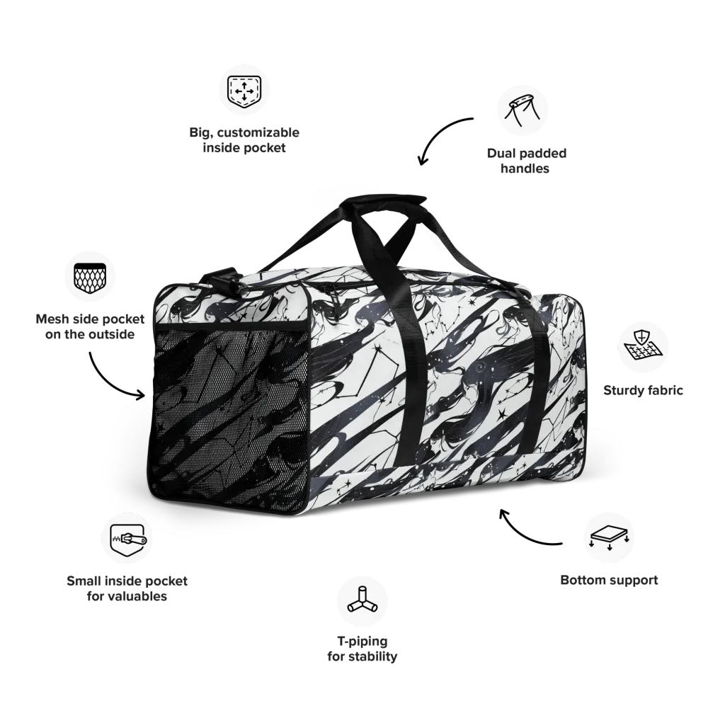Starbound Reverie on Duffle Bag — Right Front