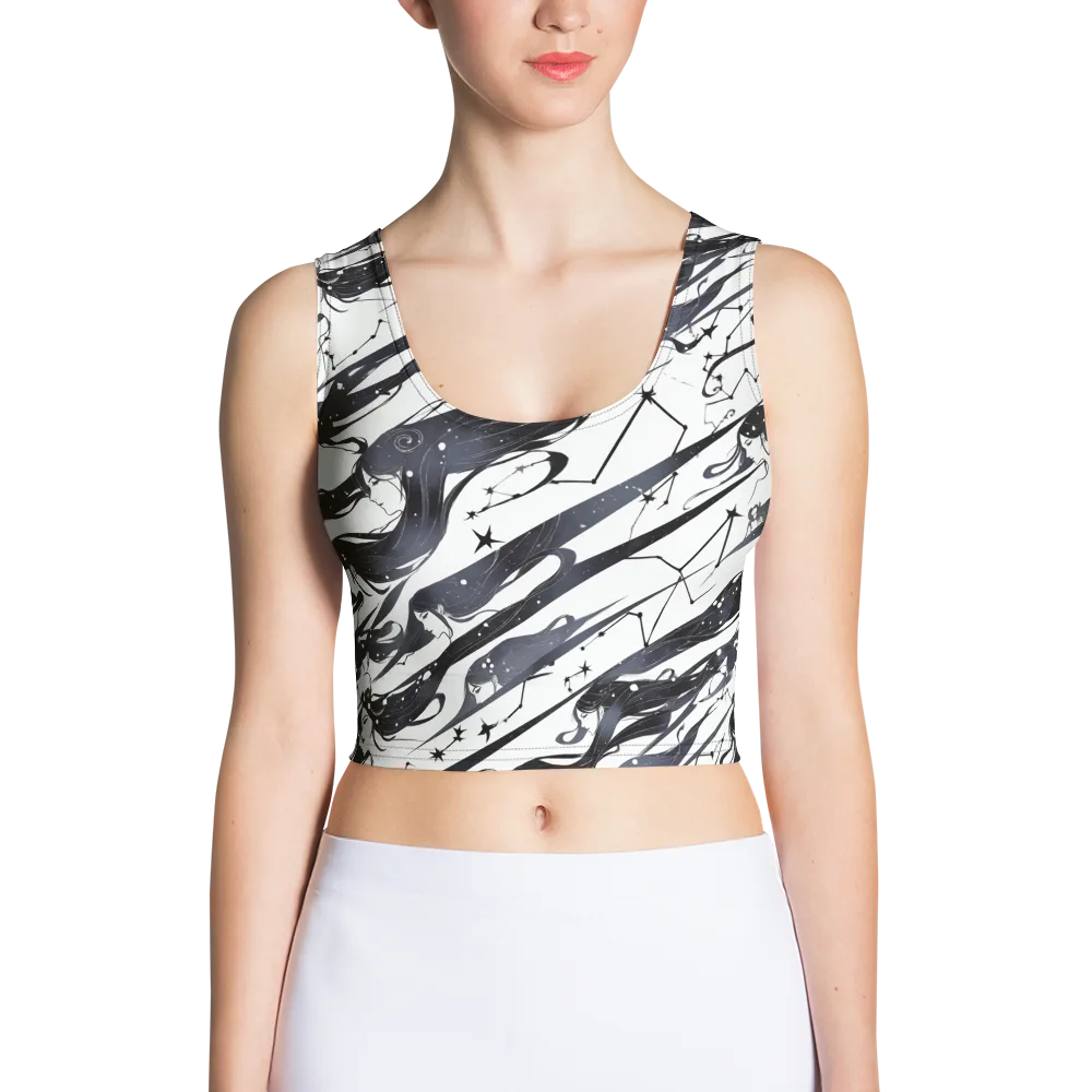 Starbound Reverie on Crop Top — Front