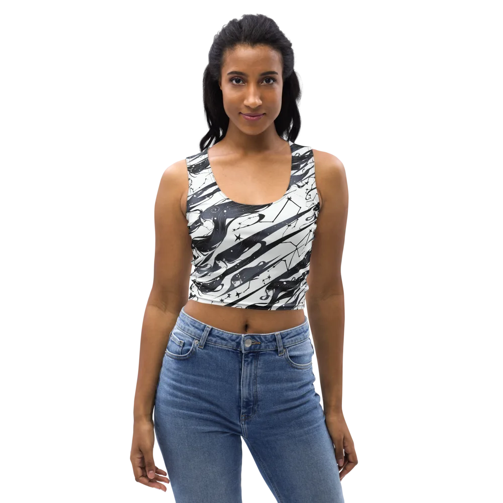 Starbound Reverie on Crop Top — Front