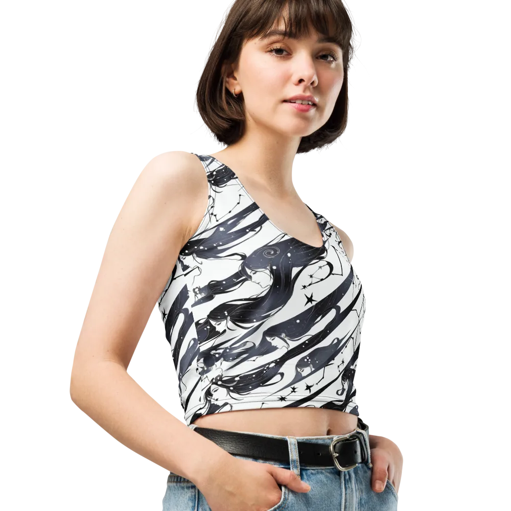 Starbound Reverie on Crop Top — Right Front