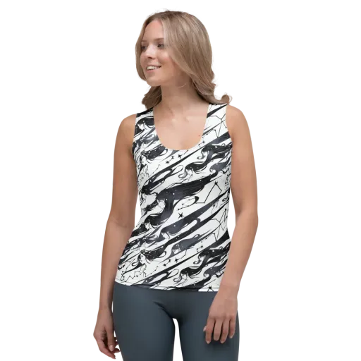 Starbound Reverie on a Women's Tank Top