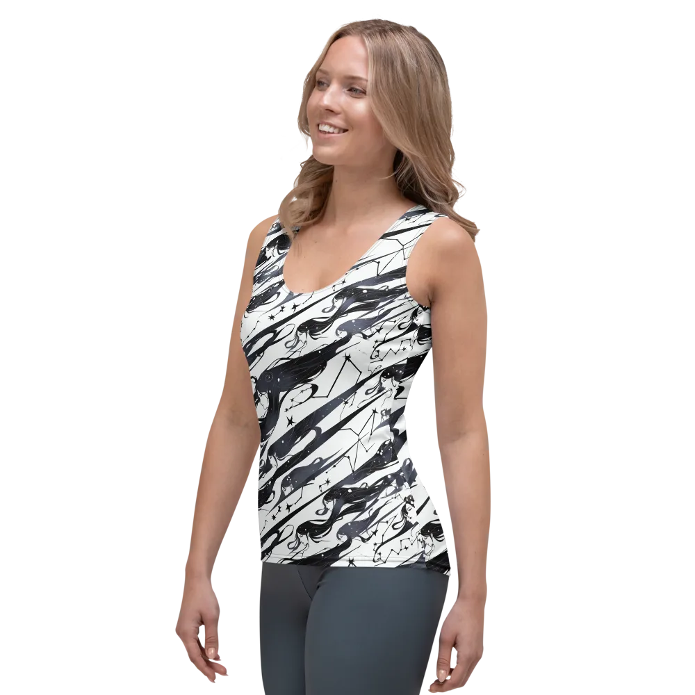 Starbound Reverie on Women's Tank Top — Left Front