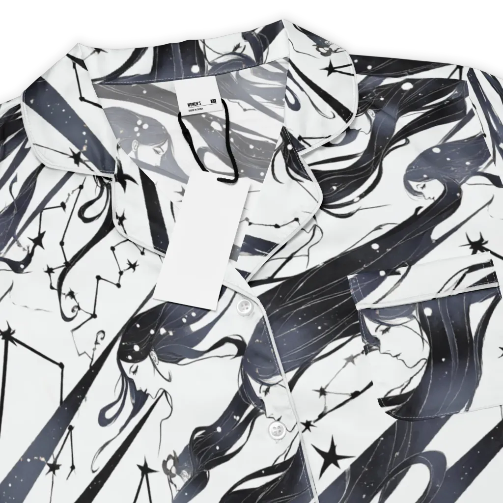 Starbound Reverie on Women's Short Sleeve Pajama Top — Product details