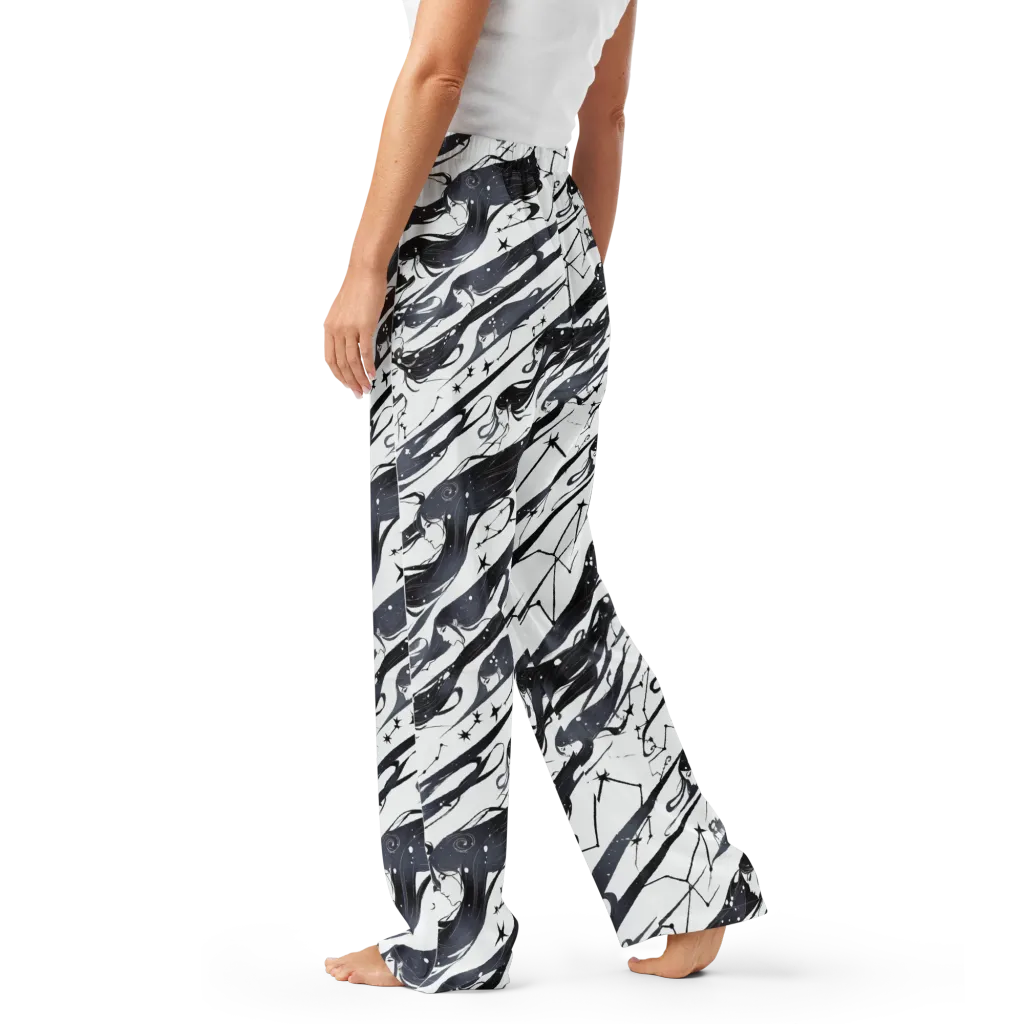 Starbound Reverie on Women's Pajama Pants — Left