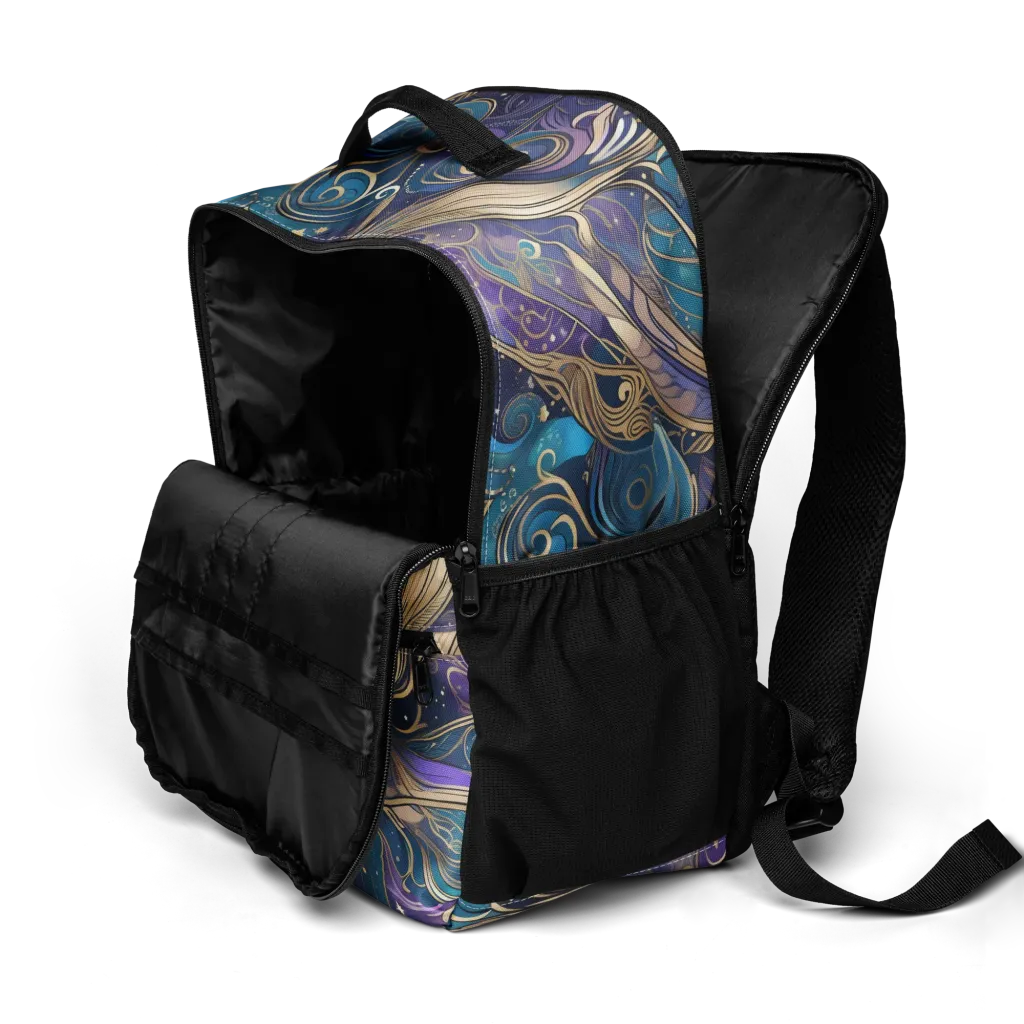 Moonlit Filigree on Utility Backpack — Product details 2