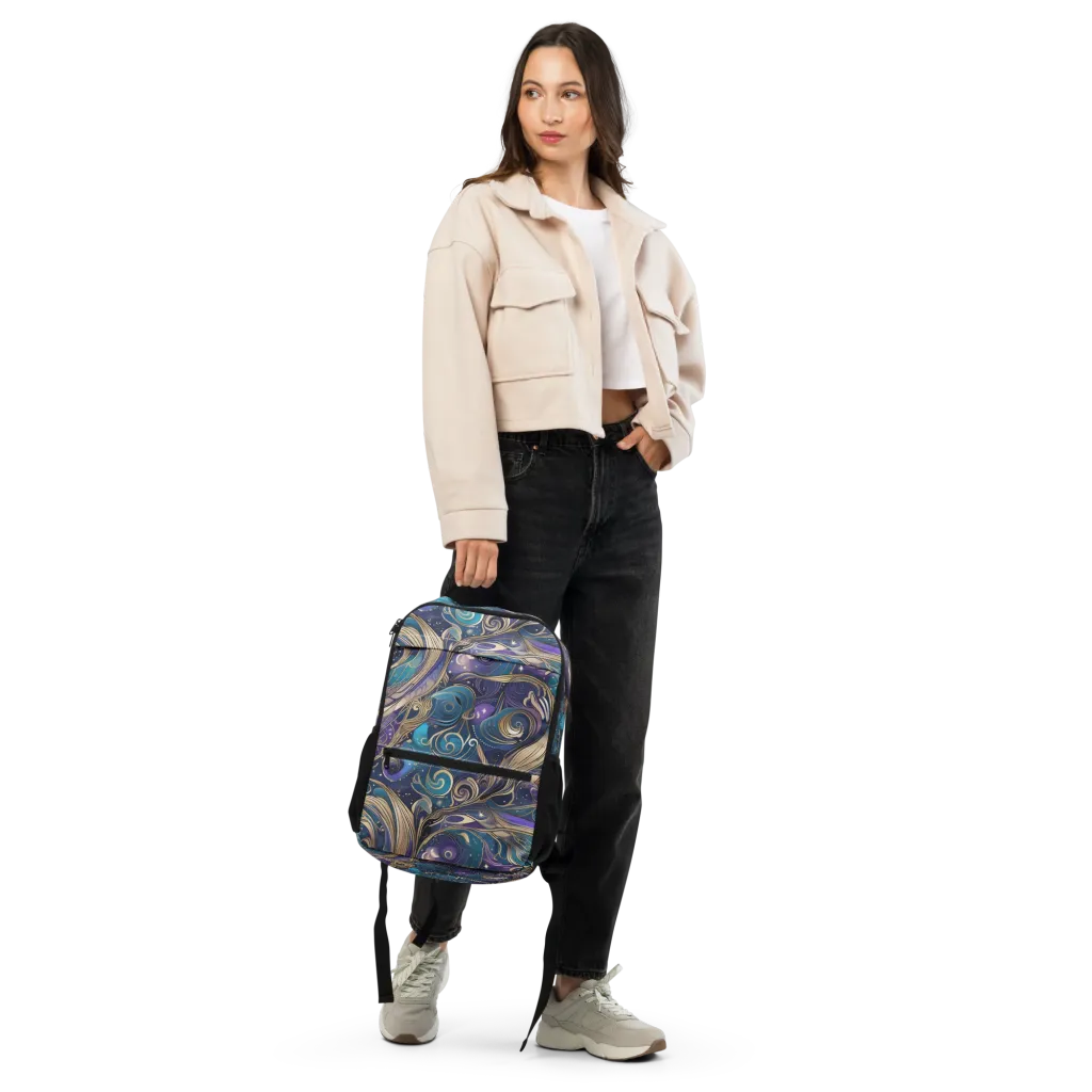 Moonlit Filigree on Utility Backpack — Front