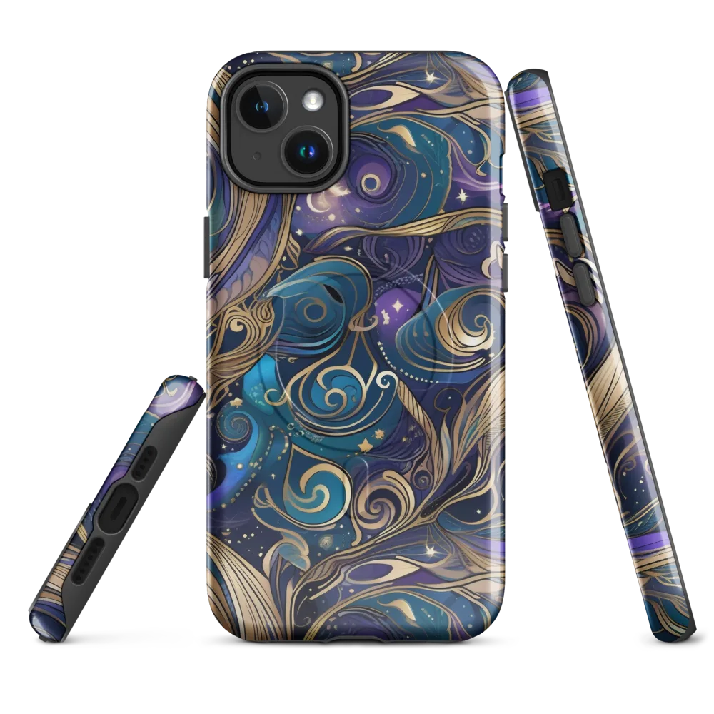 Moonlit Filigree on MagSafe Tough Case for iPhone® — Front