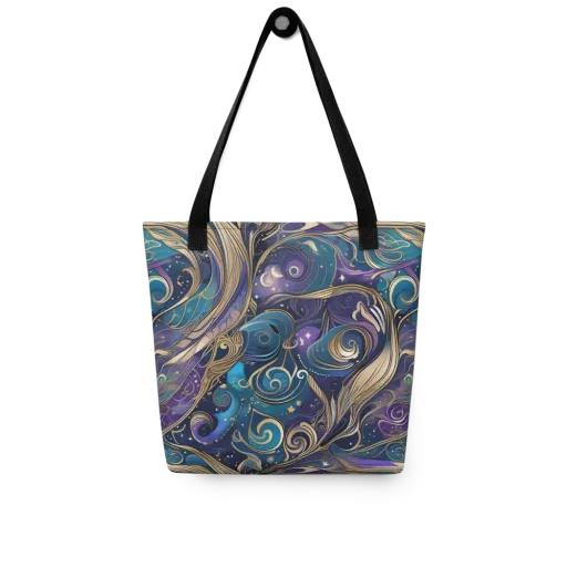 Moonlit Filigree on a Tote Bag