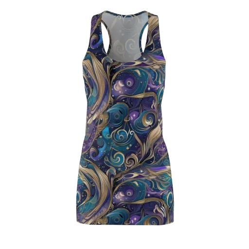 Moonlit Filigree on a Racerback Dress