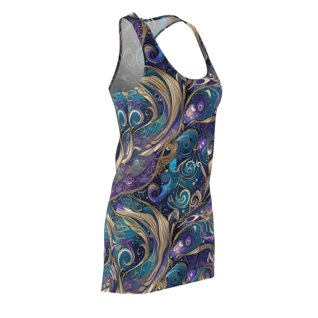 Moonlit Filigree on Racerback Dress — Front Side