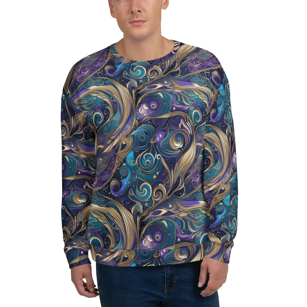 Moonlit Filigree on Sweatshirt — Front