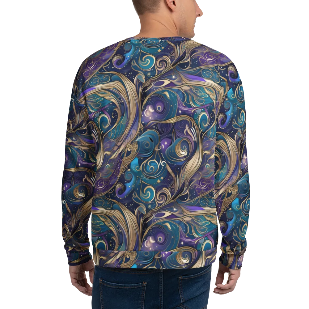 Moonlit Filigree on Sweatshirt — Back