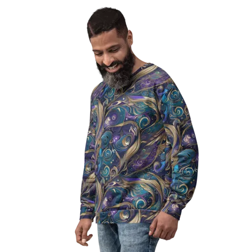 Moonlit Filigree on a Sweatshirt