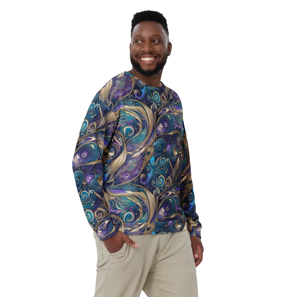 Moonlit Filigree on Sweatshirt — Front
