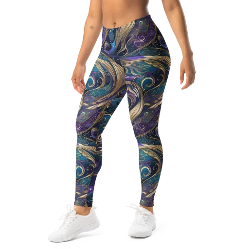 Moonlit Filigree on a Leggings