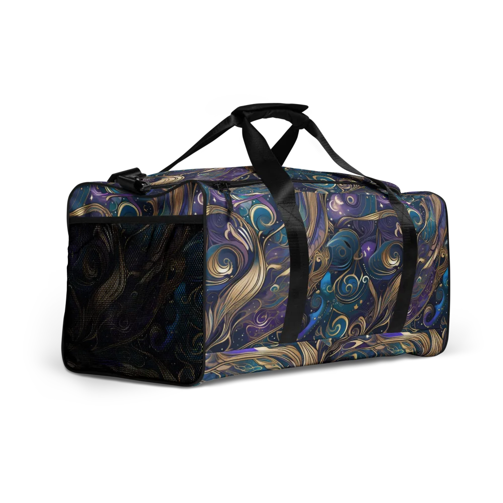 Moonlit Filigree on Duffle Bag — Right Front