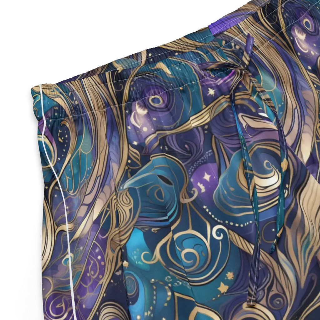 Moonlit Filigree on Women's Pajama Shorts — Product details