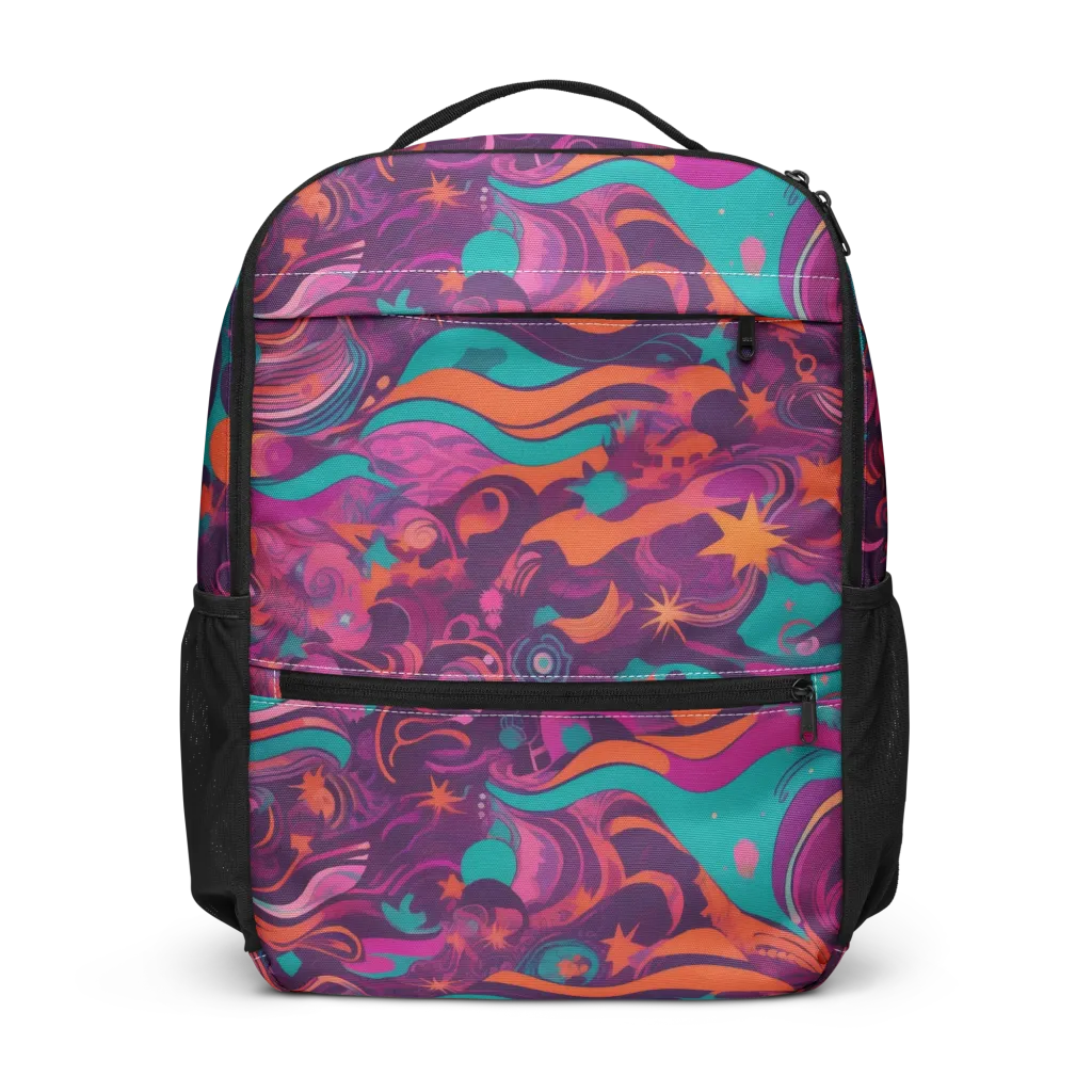 Ember And Turquoise on Utility Backpack — Front