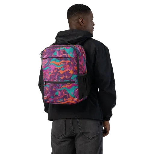 Ember And Turquoise on a Utility Backpack