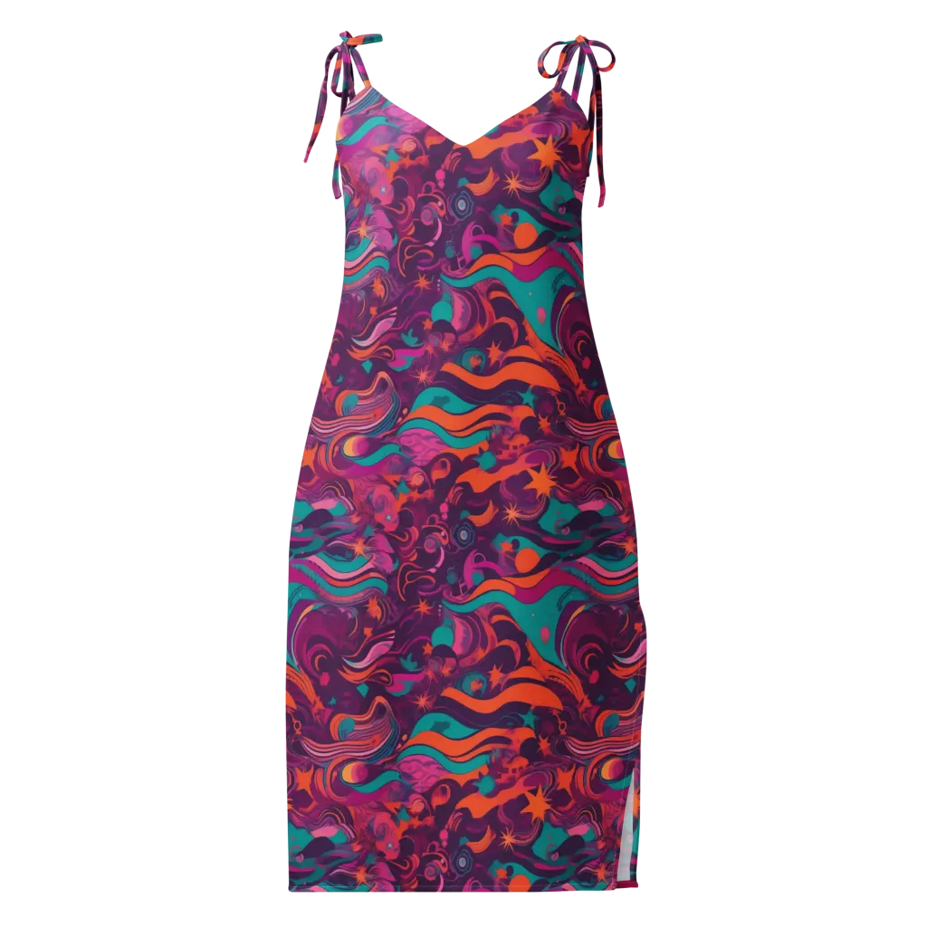 Ember And Turquoise on Slip Dress — Front