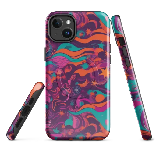 Ember And Turquoise on a MagSafe Tough Case for iPhone®