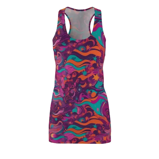 Ember And Turquoise on a Racerback Dress