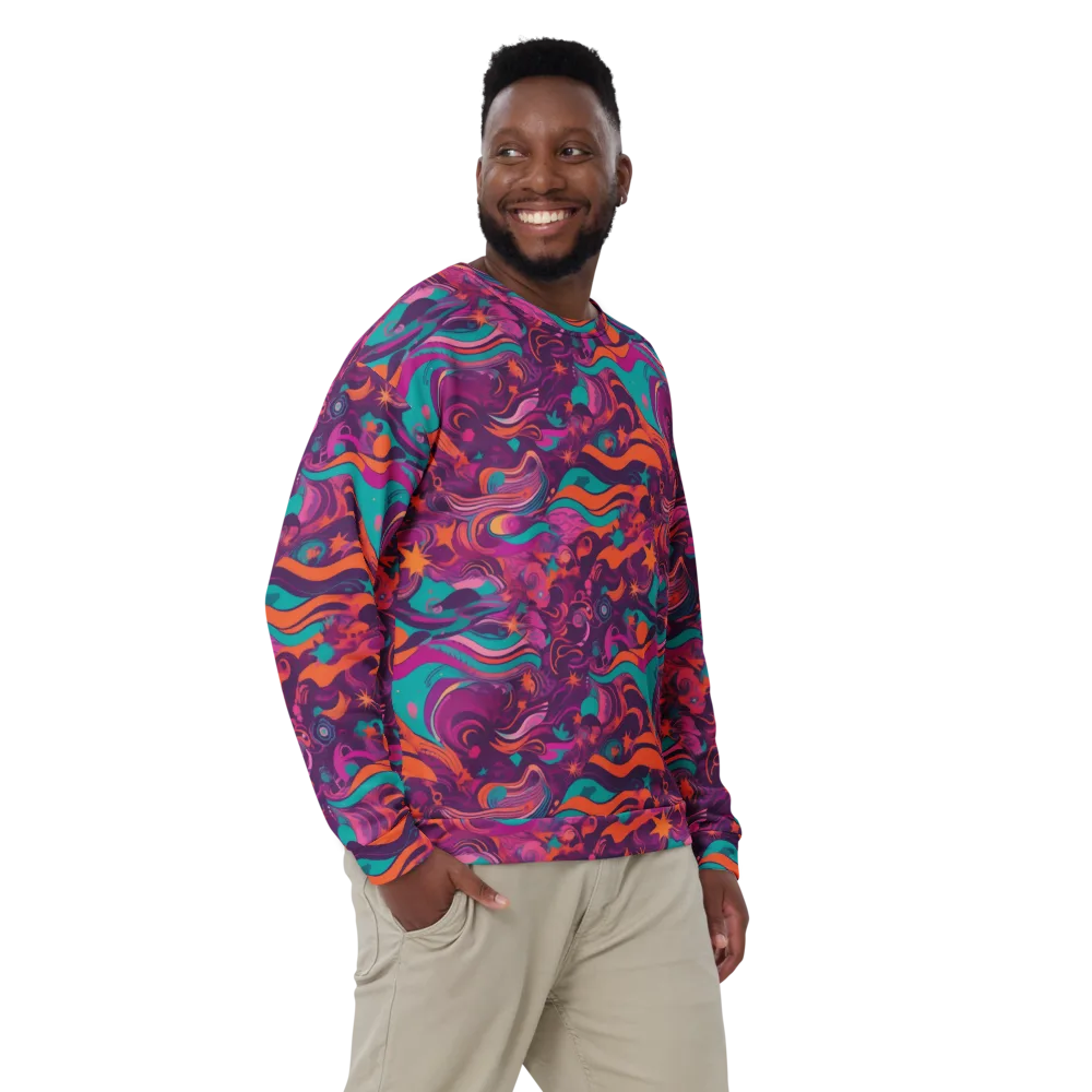 Ember And Turquoise on Sweatshirt — Front