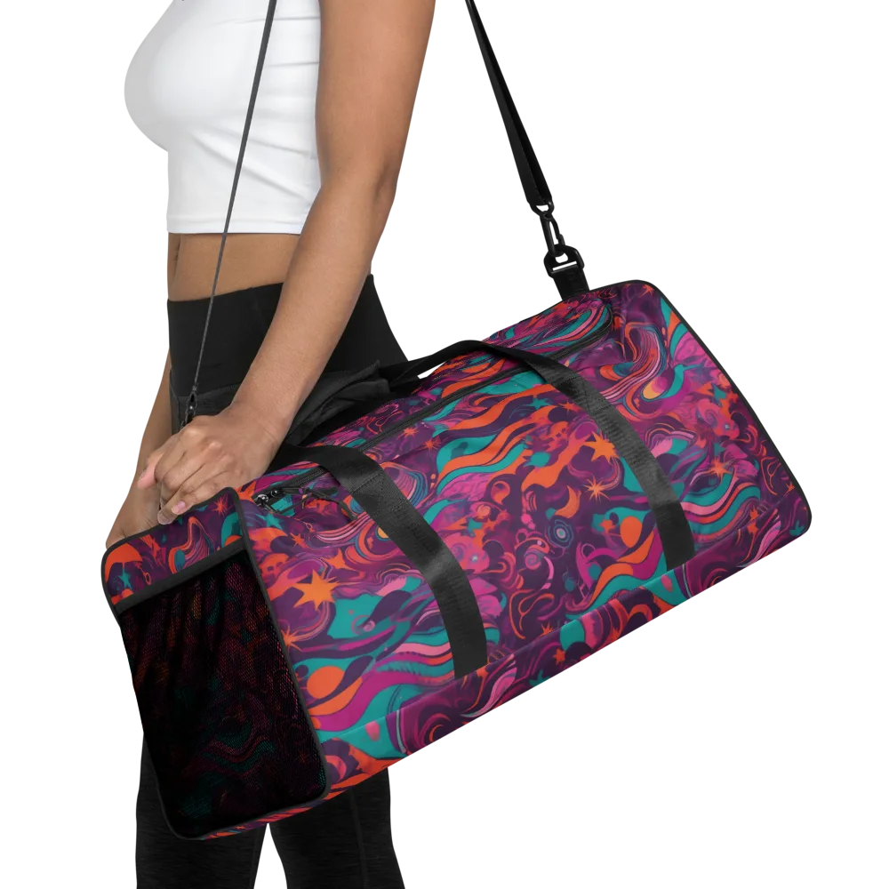 Ember And Turquoise on Duffle Bag — Front