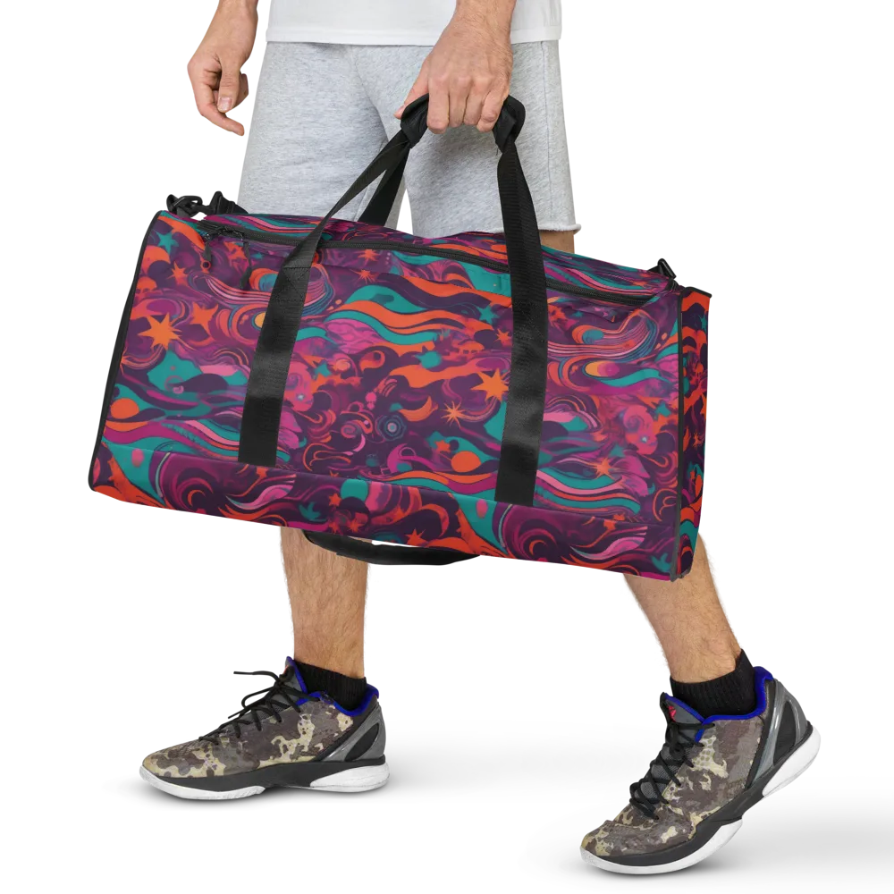 Ember And Turquoise on Duffle Bag — Front