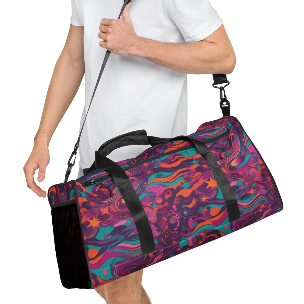 Ember And Turquoise on Duffle Bag — Right Front