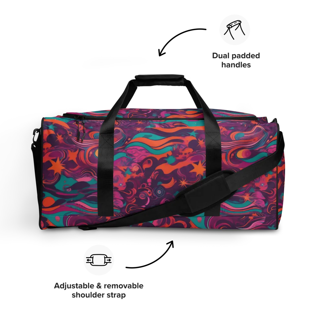 Ember And Turquoise on Duffle Bag — Front