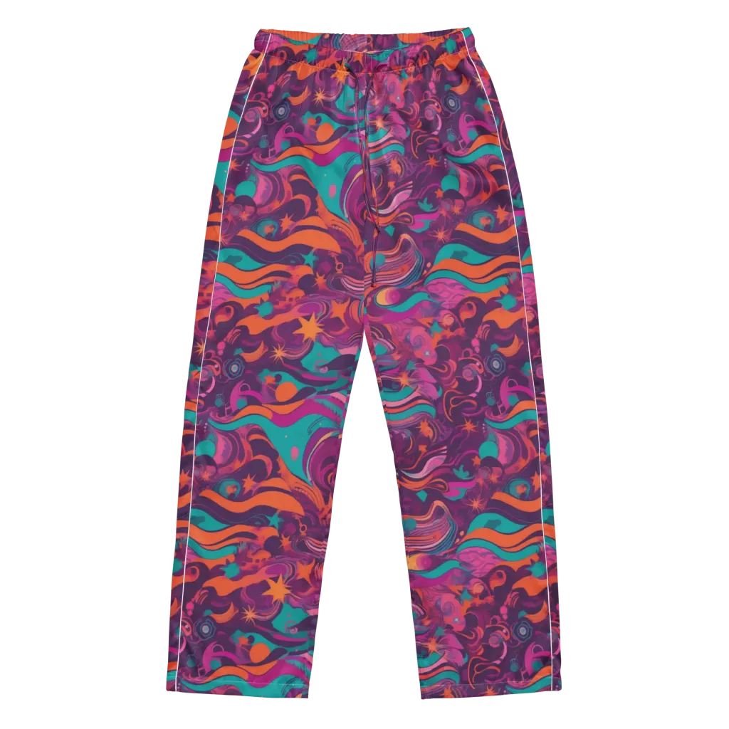Ember And Turquoise on Women's Pajama Pants — Front