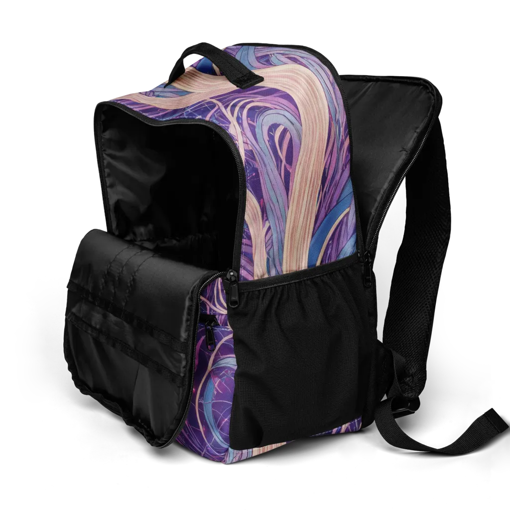Moonlit Filament on Utility Backpack — Product details 2