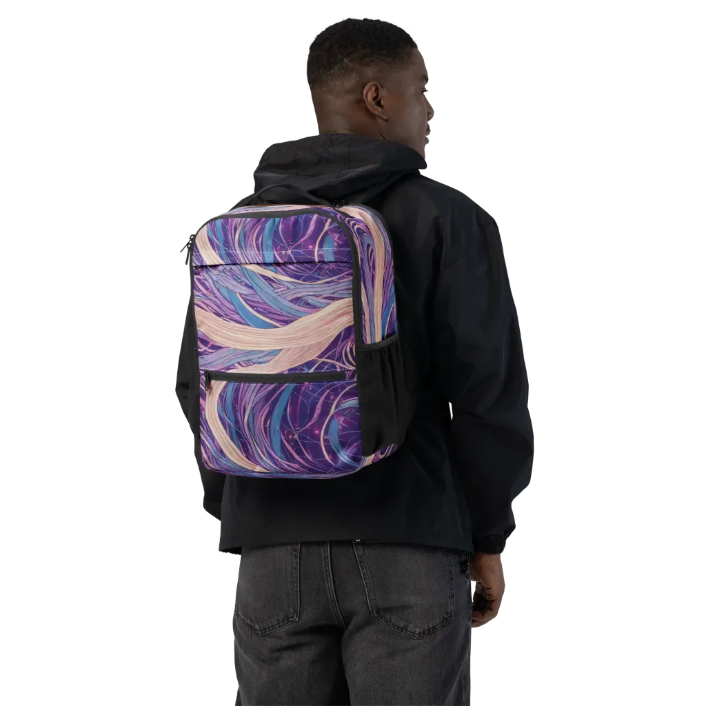 Moonlit Filament on Utility Backpack — Back
