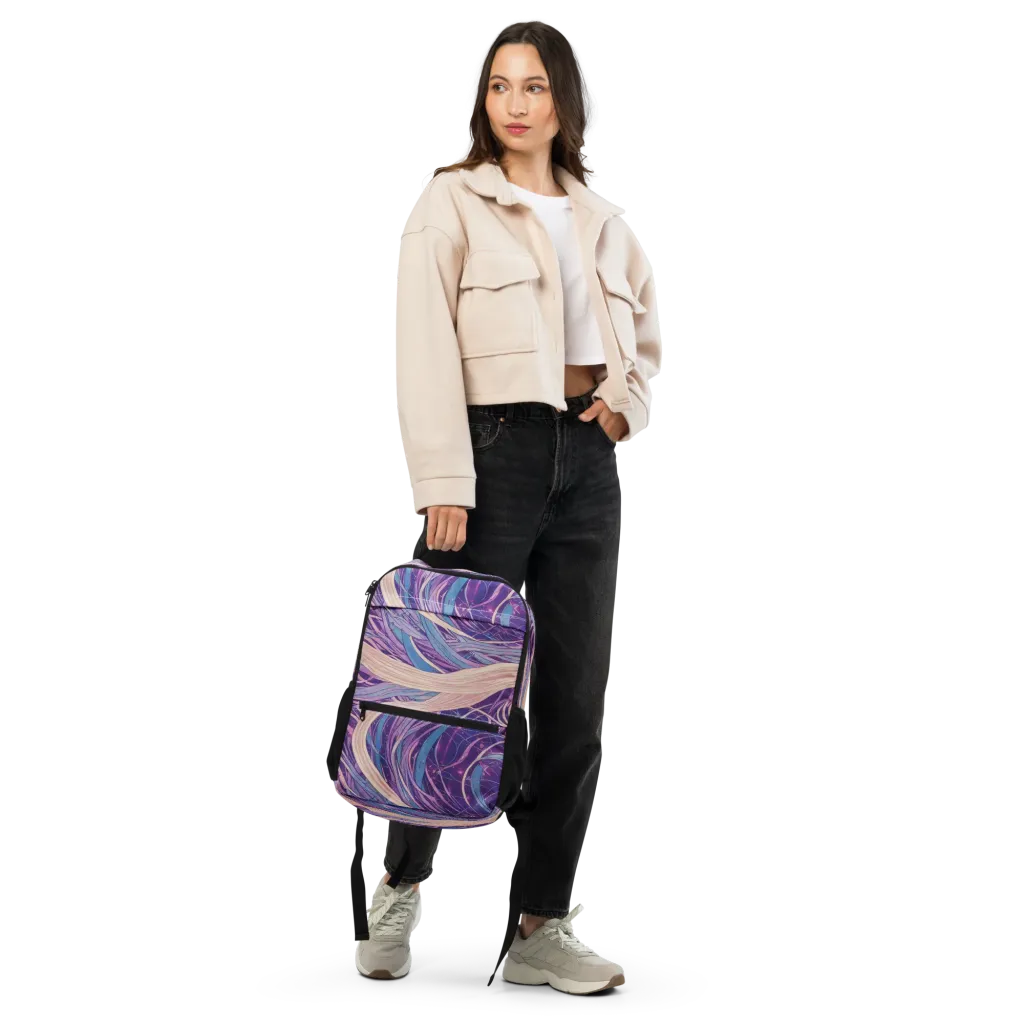 Moonlit Filament on Utility Backpack — Front