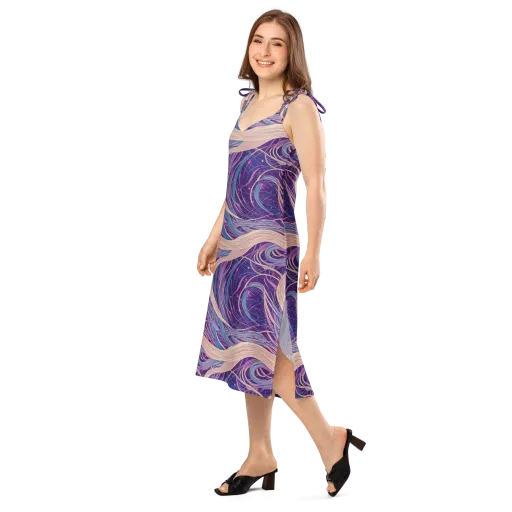Moonlit Filament on a Slip Dress