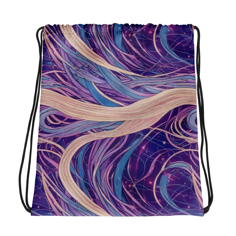 Moonlit Filament on Drawstring Bag — Photo