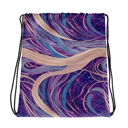Moonlit Filament on a Drawstring Bag