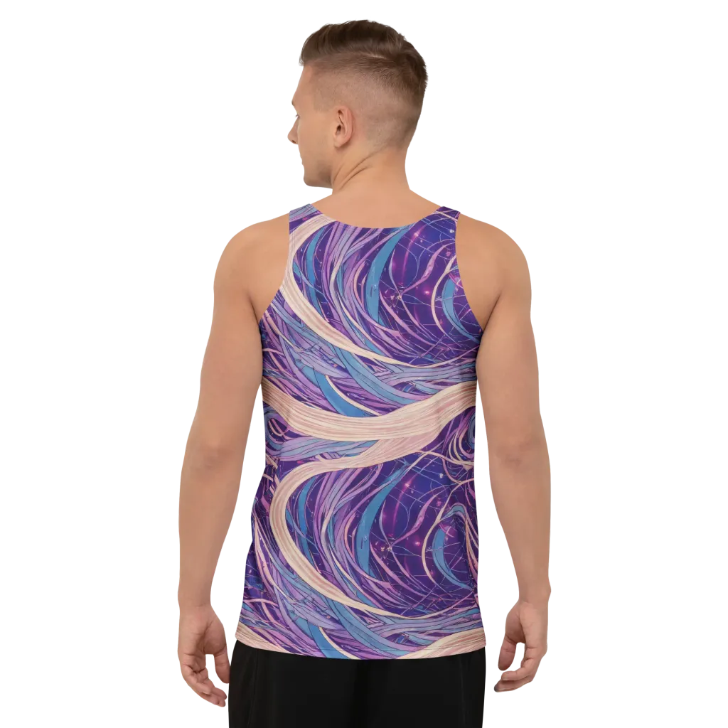 Moonlit Filament on Men's Tank Top — Back