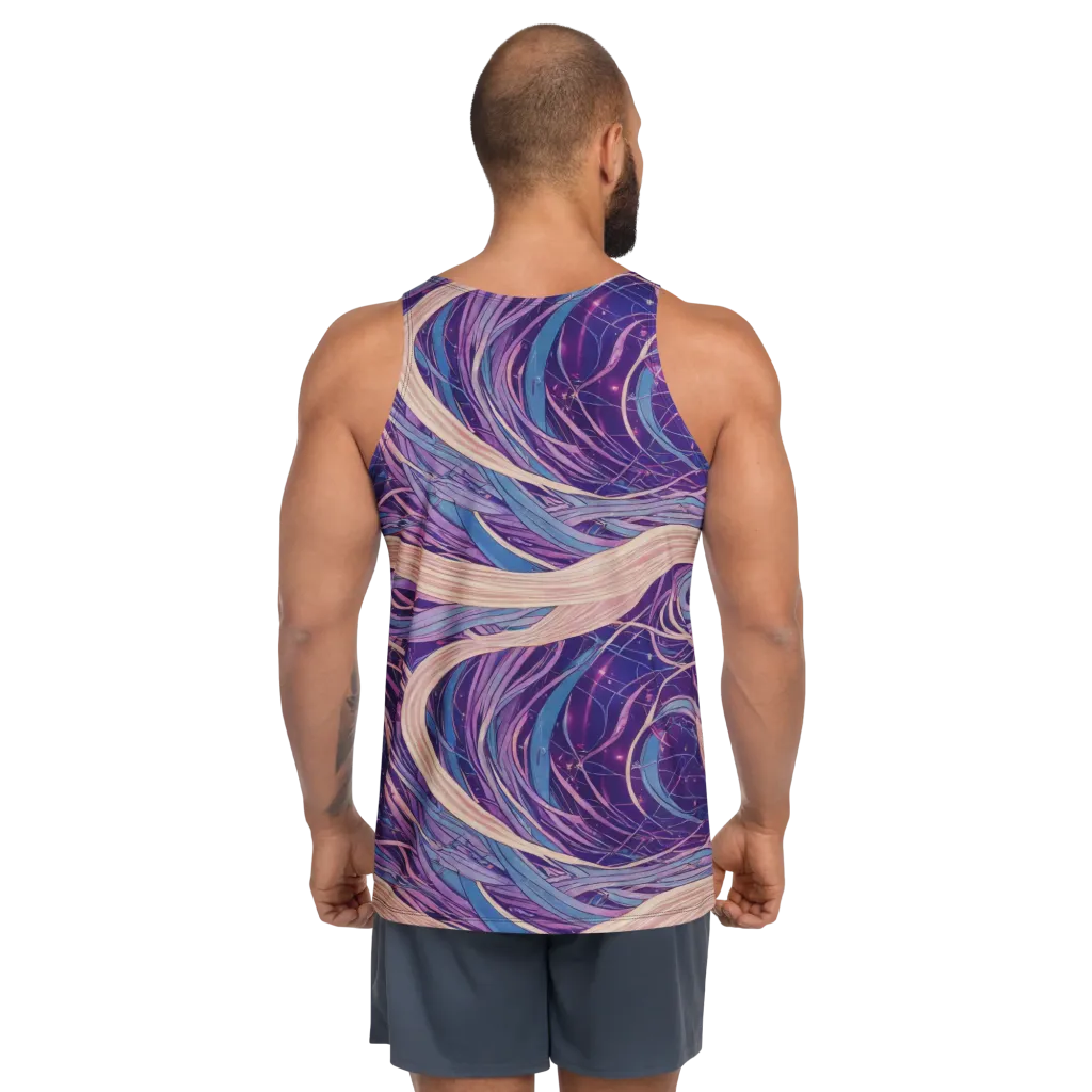 Moonlit Filament on Men's Tank Top — Back